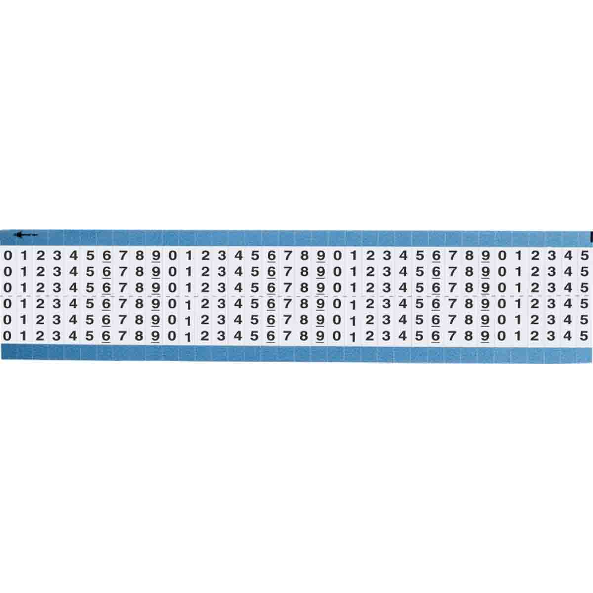 WIRE MARKER, 1.5 IN H TWM-0-9-SC-PK