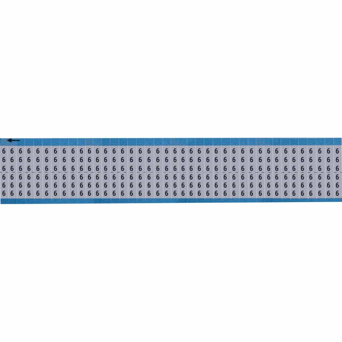 WIRE MARKER, 0.75 IN HX0.45 IN W