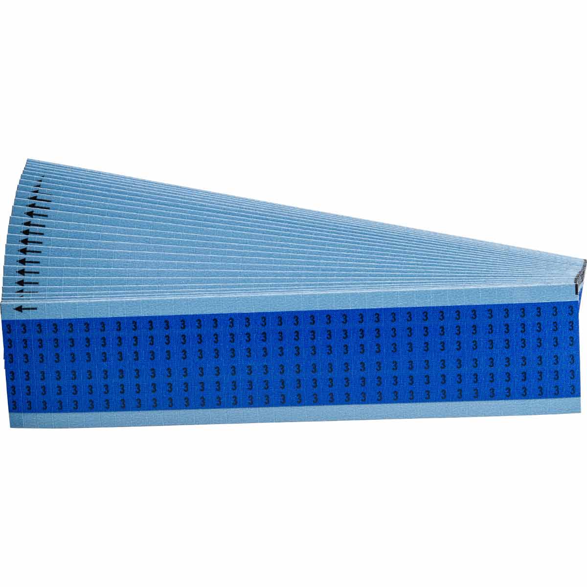 WIRE MARKER, 1.5 IN H WM-3-BL-PK
