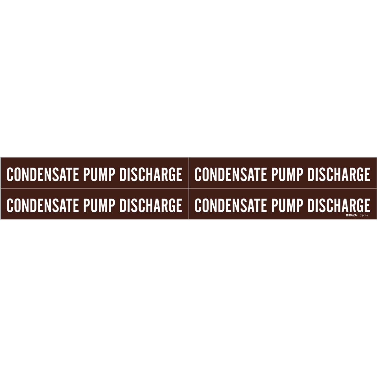 CONDENSATE PUMP DISCHARGE WHITE / BROWN