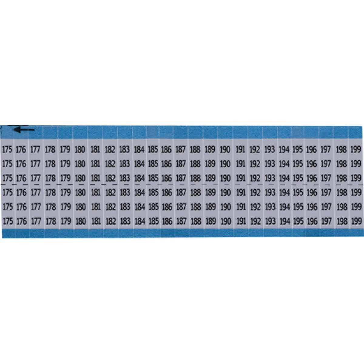WIRE MARKER, 1.5 IN H AF-175-199-SC-PK