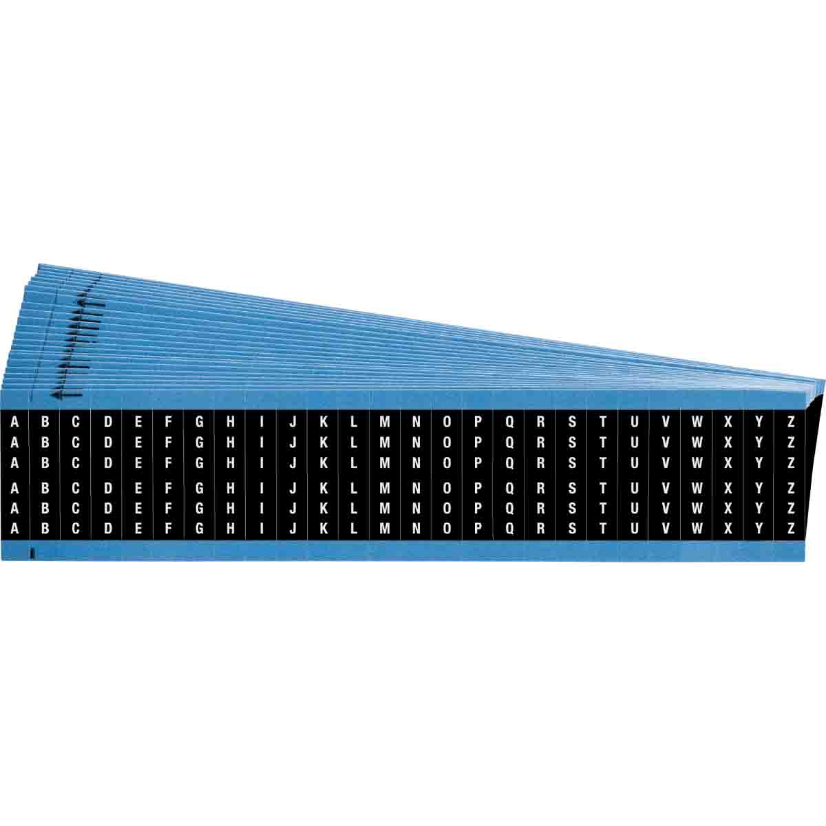 WIRE MARKER, 1.5 IN H WM-A-Z-BK-PK