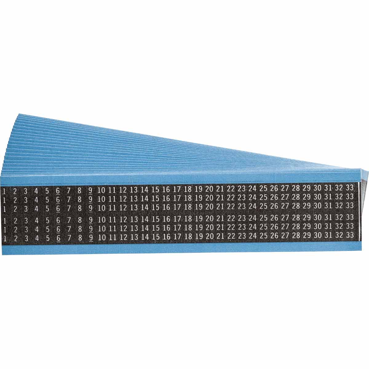 WIRE MARKER, 1.5 IN H WM-1-33-BK-PK
