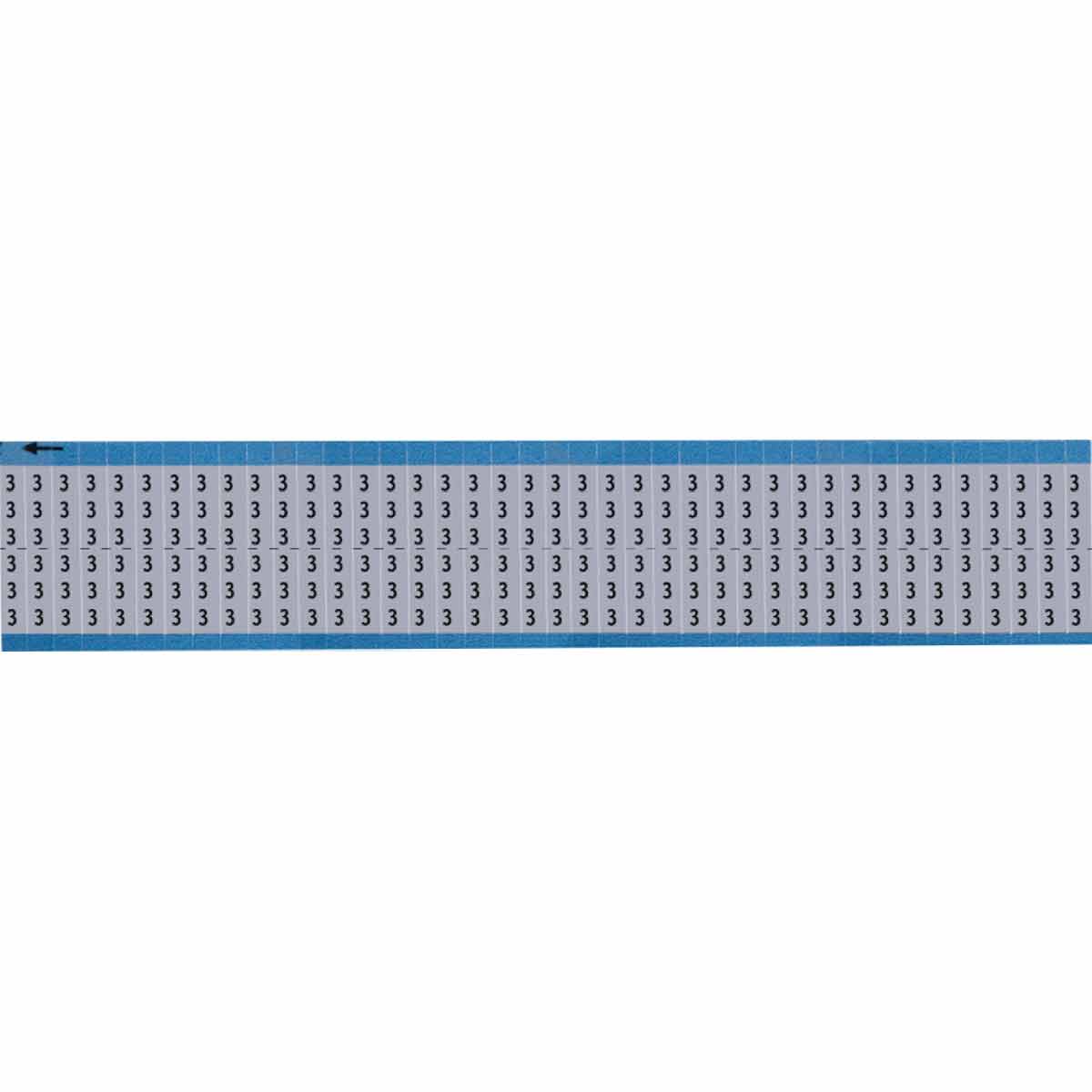 WIRE MARKER, 0.75 IN HX0.45 IN W