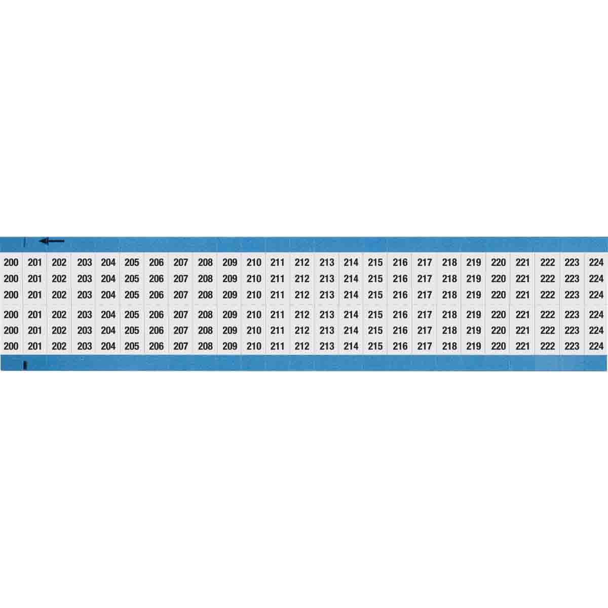 WIRE MARKER, 1.5 IN H WM-200-224-SC-PK