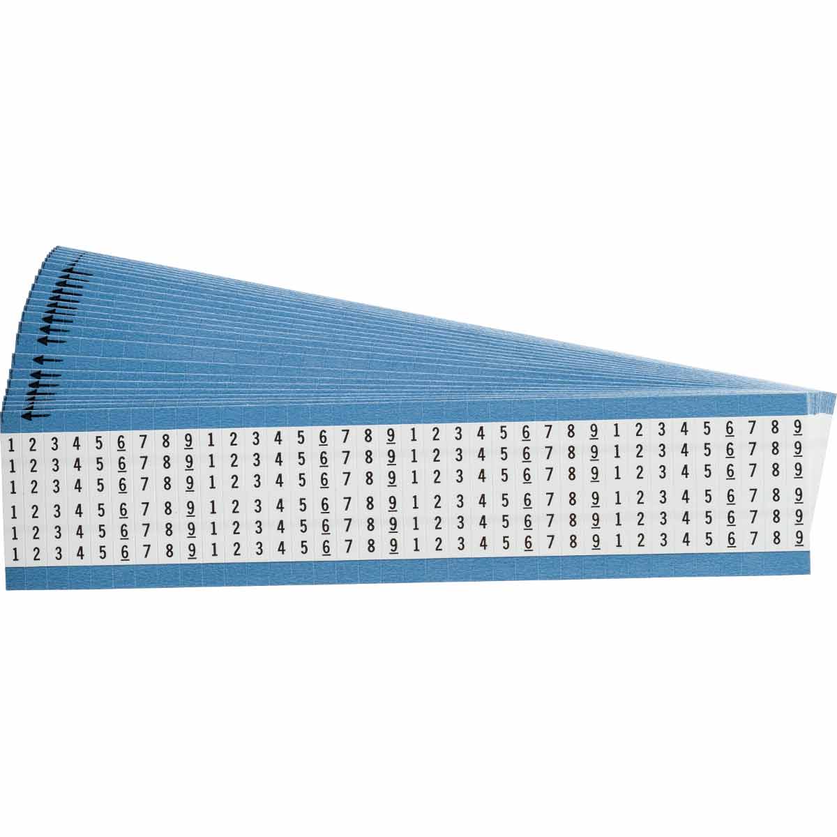 WIRE MARKER, 1.5 IN H WM-1-9-PK