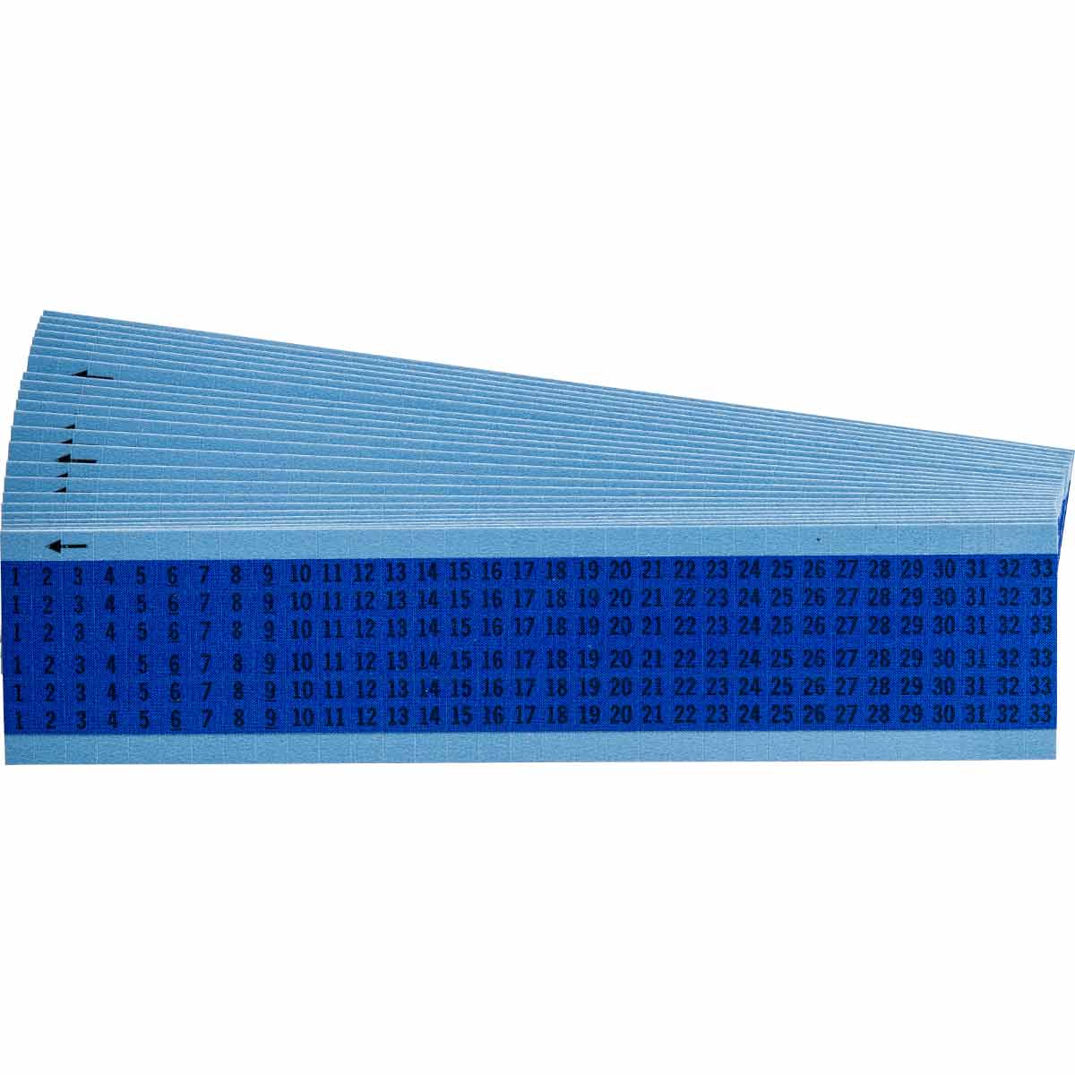 WIRE MARKER, 1.5 IN H WM-1-33-BL-PK