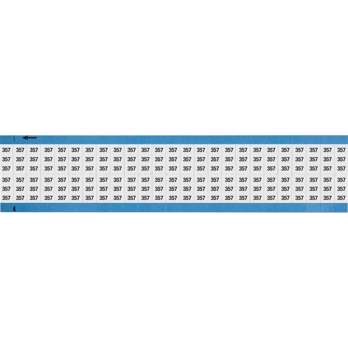 WIRE MARKER, 0.75 IN HX0.36 IN W
