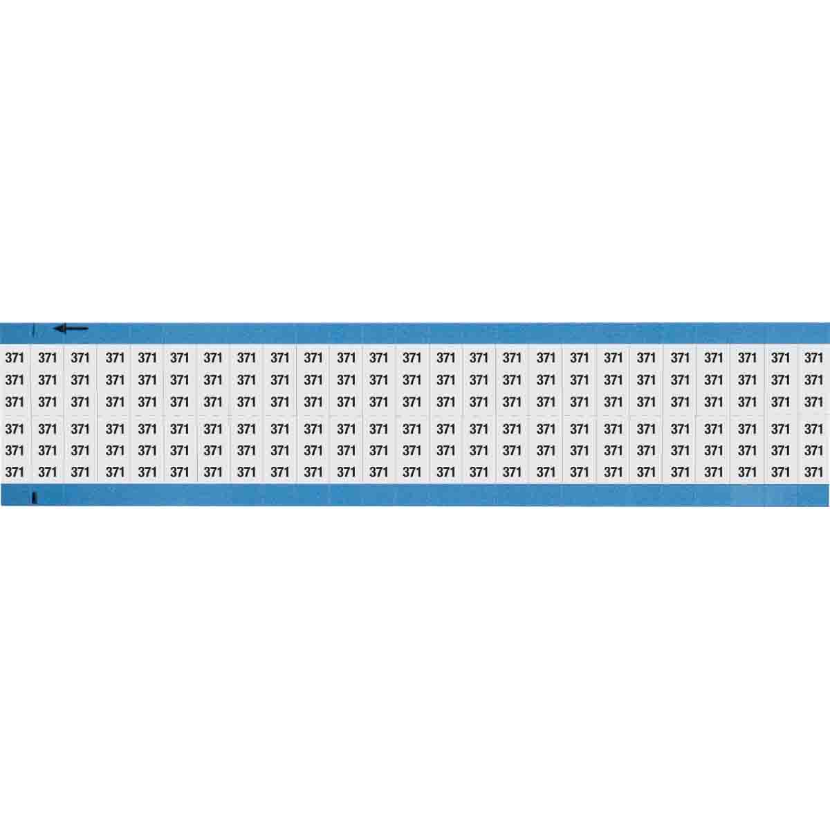WIRE MARKER, 0.75 IN HX0.36 IN W