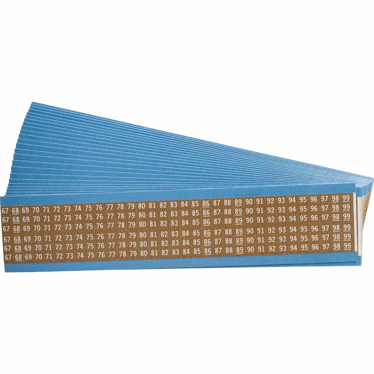 WIRE MARKER, 1.5 IN H WM-67-99-BR-PK