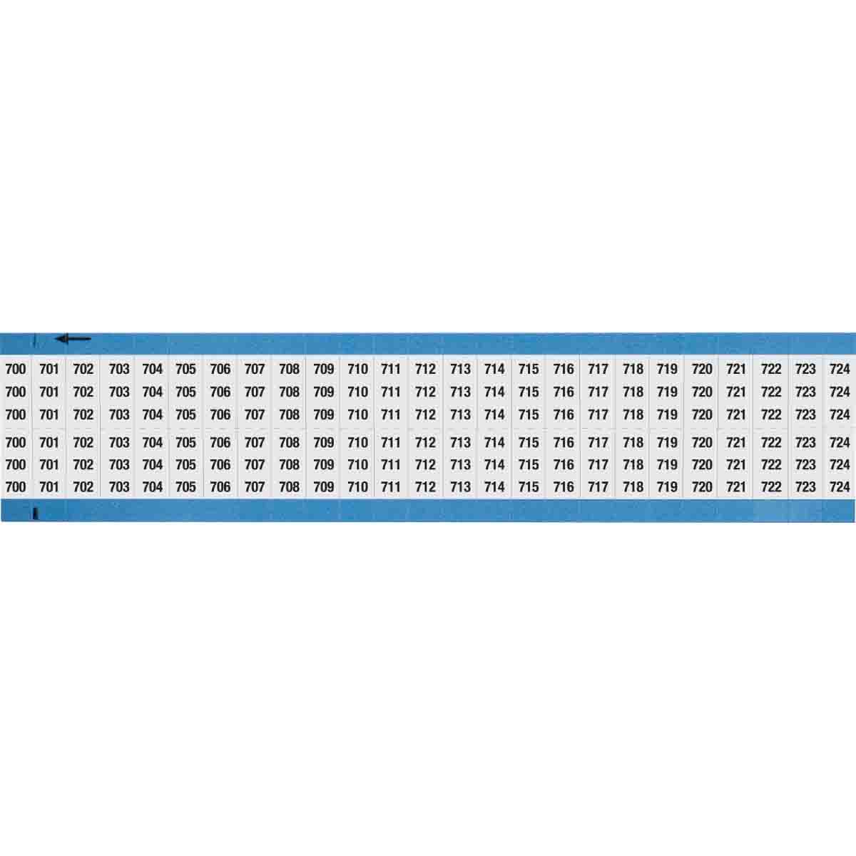 WIRE MARKER, 1.5 IN H WM-700-724-SC-PK