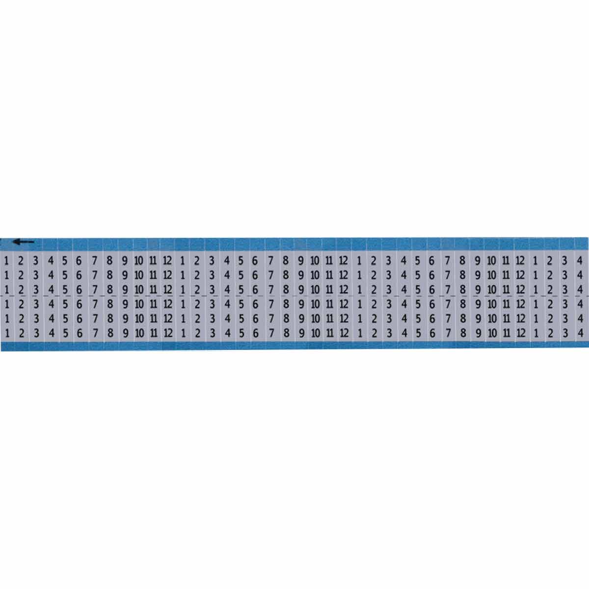 WIRE MARKER, 0.75 IN HX0.45 IN W
