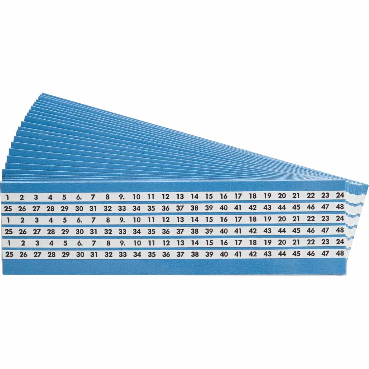WM-1-48-TM-PK,B500,BLK/WHT,LEGEND: 1-48
