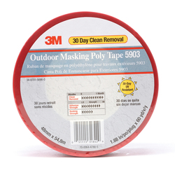 3M 48MMx54.8M 7.5MIL RED 5903 POLY TAPE