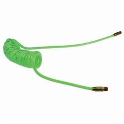 5/16x10FT GREEN POLY COILED AIR HOSE