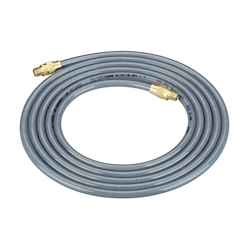 25FT Max Flow Air Hose Assembly, 8mm ID,