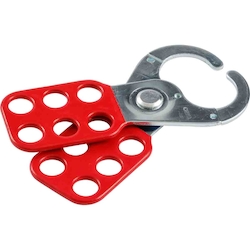 1IN RED LOCKOUT HASP