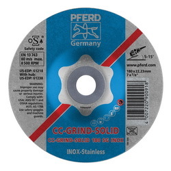 7IN CC-GRIND-SOLID DISC 7/8 AH SG F/