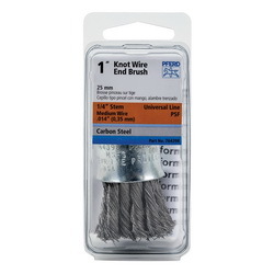 1'' PSF KNOT END BRUSH .014 CS WIRE,