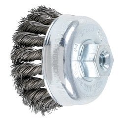 2-3/4 KNOT WIRE CUP BRUSH .014 CS WIRE,