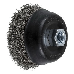 3-1/2 CRIMPED WIRE CUP BRUSH .020 SS