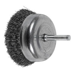 2-1/2 CRIMPED SHANK MTD CUP BRUSH .008