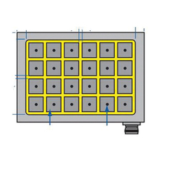 36 POLE MAGNETIC CHUCK