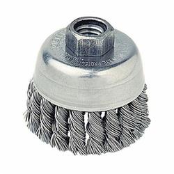 2-3/4" .020" STEEL KNOT WIRE CUP BRUSH