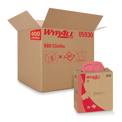 X80 WYPALL KNIT CLOTHS IN POP UP BOX