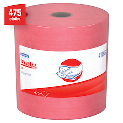 X80 RED WYPALL CLOTHS - JUMBO ROLL