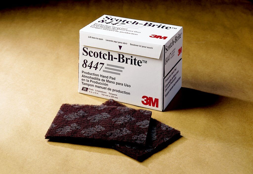 6" x 9" 8447 MAROON SCOTCHBRITE HAND PADS