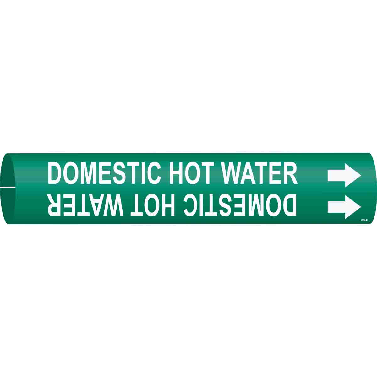 DOMESTIC HOT WATER WHITE / GREEN