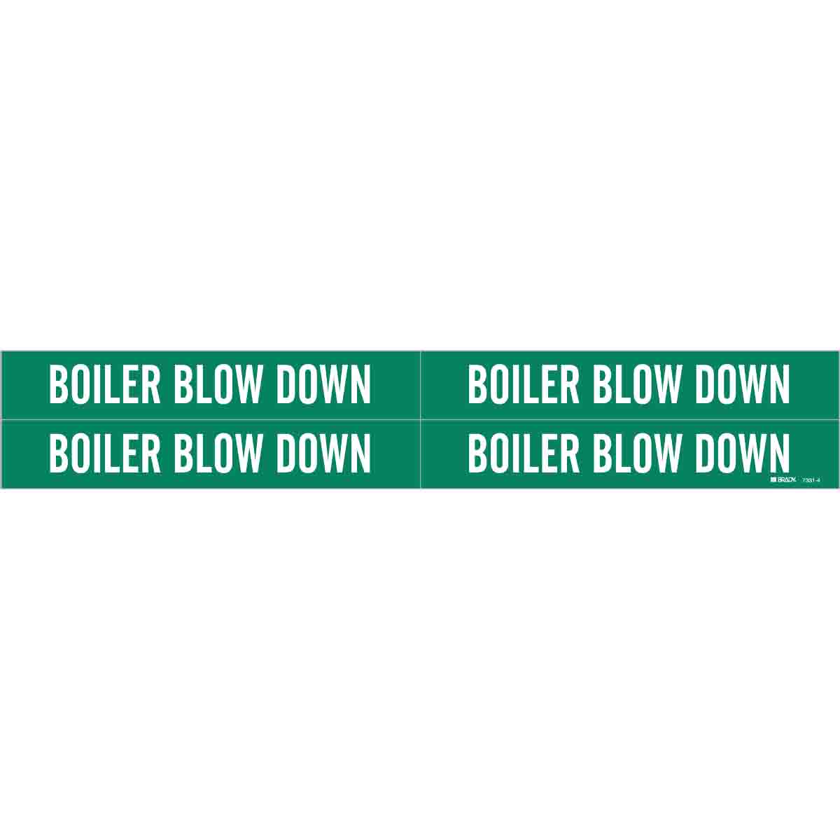 BOILER BLOW DOWN WHITE / GREEN