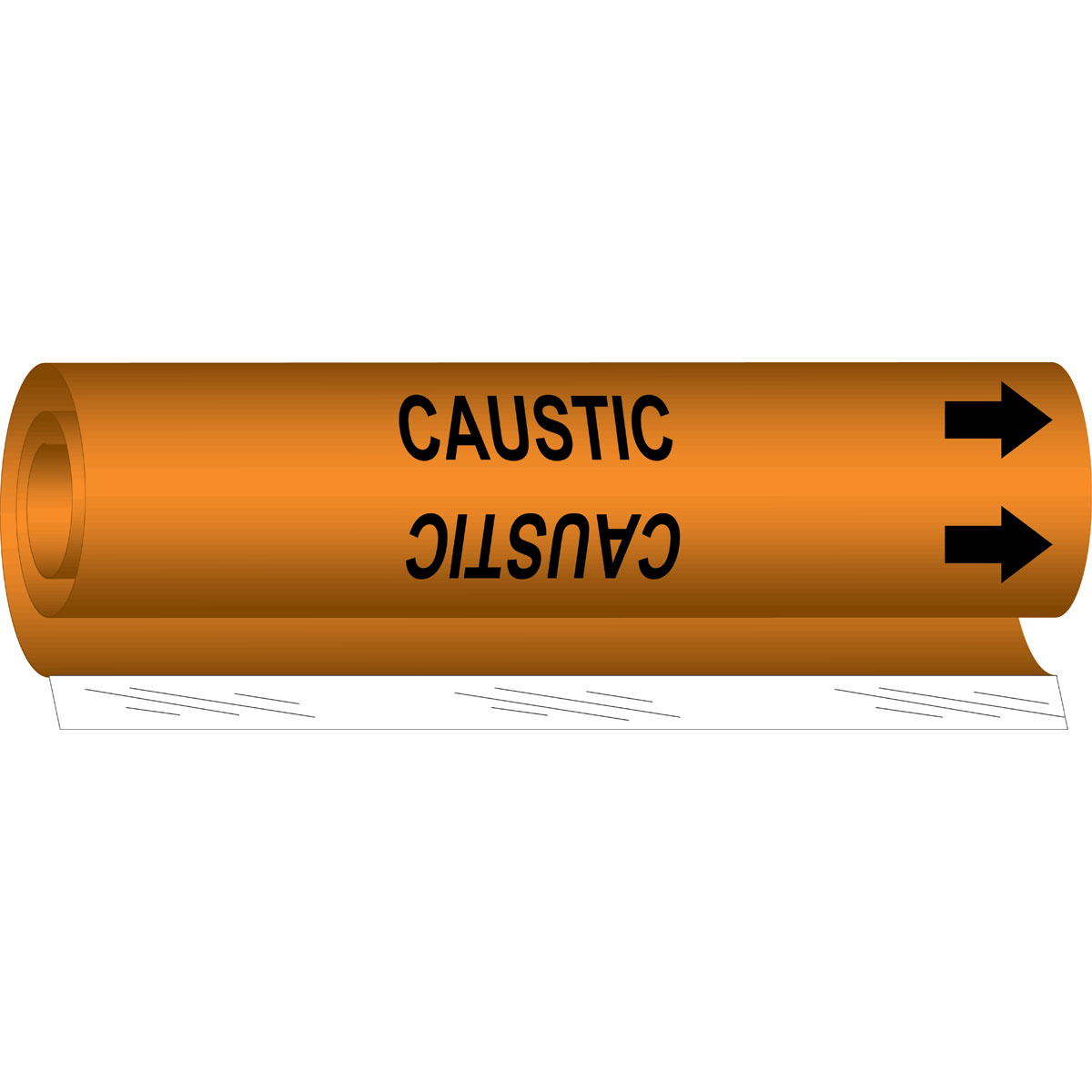 CAUSTIC BLACK / ORANGE