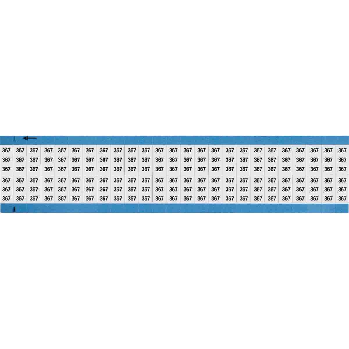WIRE MARKER, 0.75 IN HX0.36 IN W
