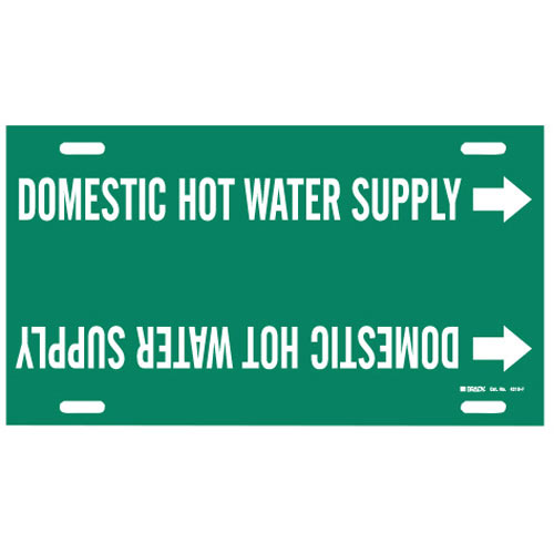 DOMESTIC HOT WATER SUPPLY WHITE / GREEN