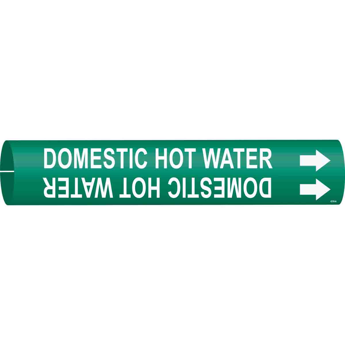 DOMESTIC HOT WATER WHITE / GREEN