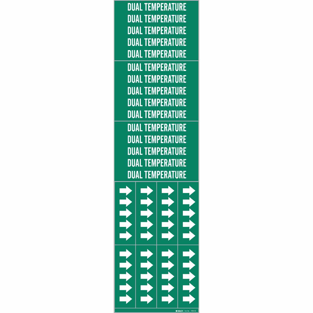 DUAL TEMPERATURE WHITE / GREEN