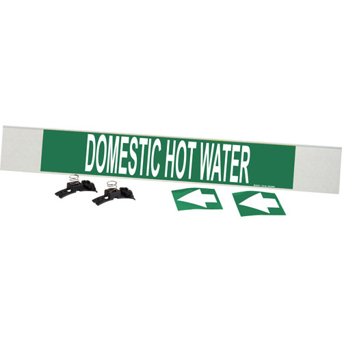 DOMESTIC HOT WATER WHITE / GREEN