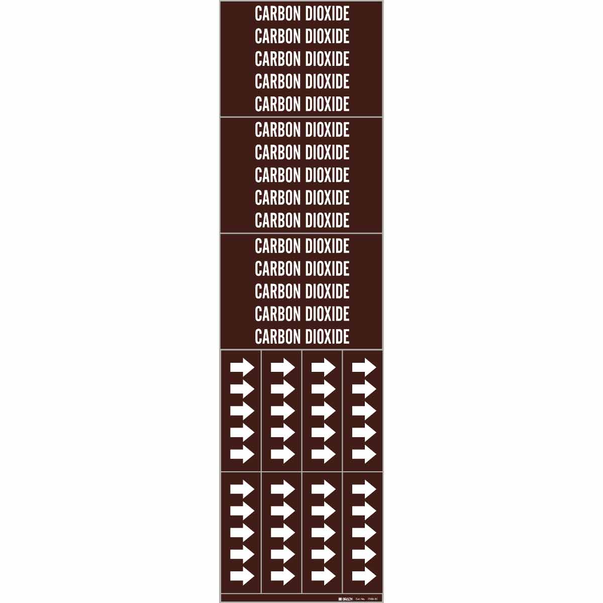CARBON DIOXIDE WHITE / BROWN