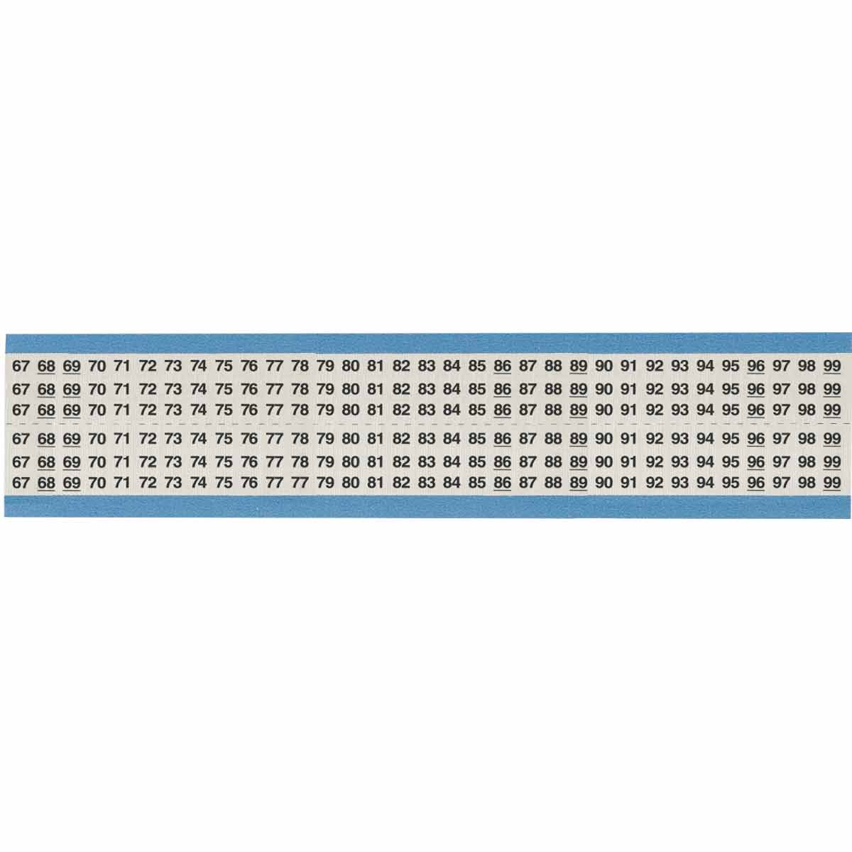 WIRE MARKER, 1.5 IN H HH-67-99-SC-PK