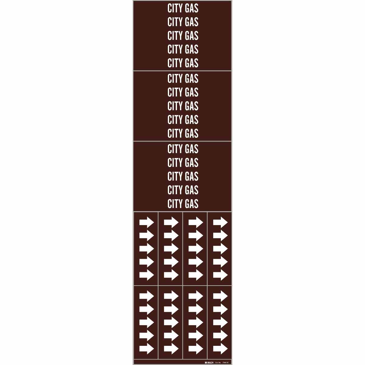 CITY GAS WHITE / BROWN