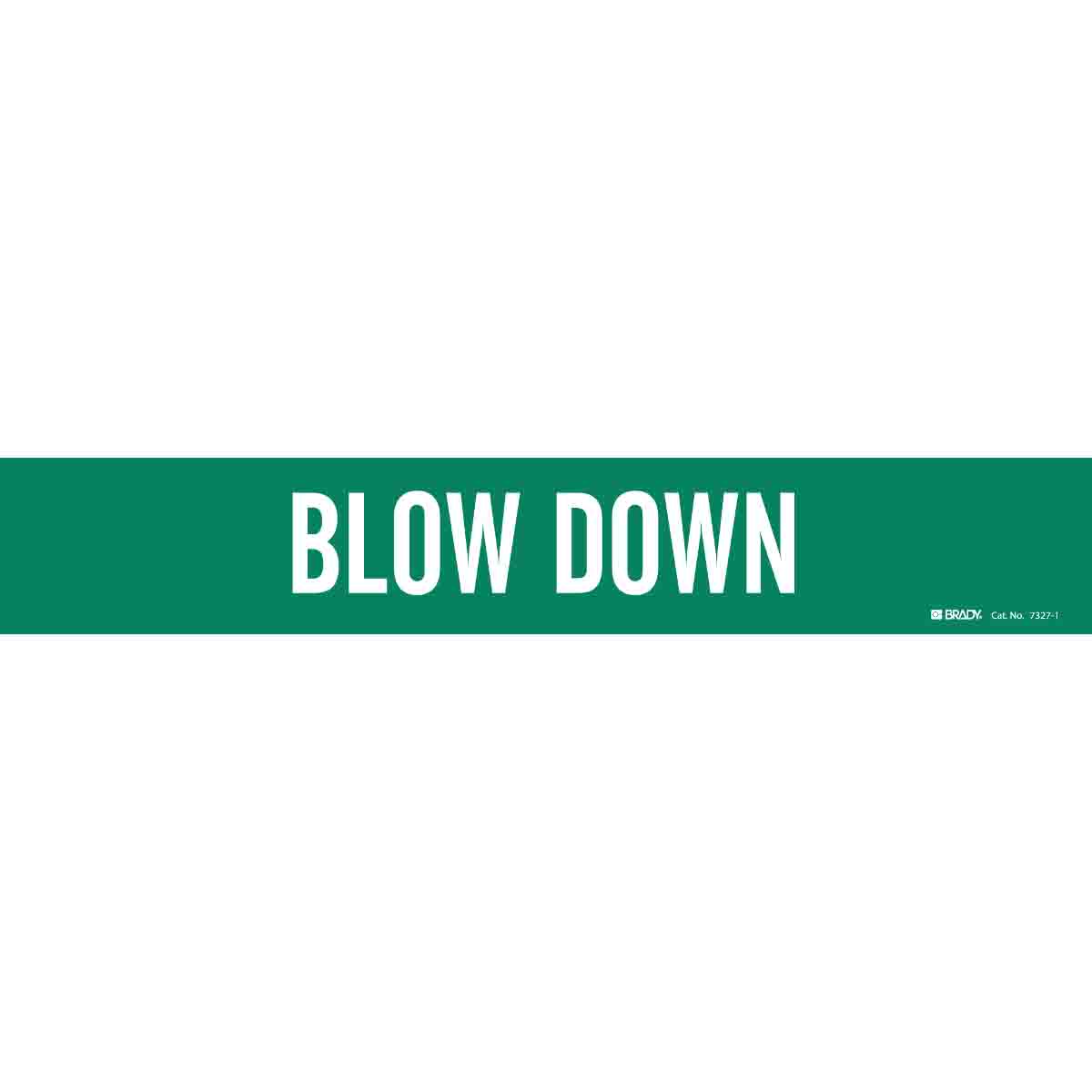 BLOW DOWN WHITE / GREEN