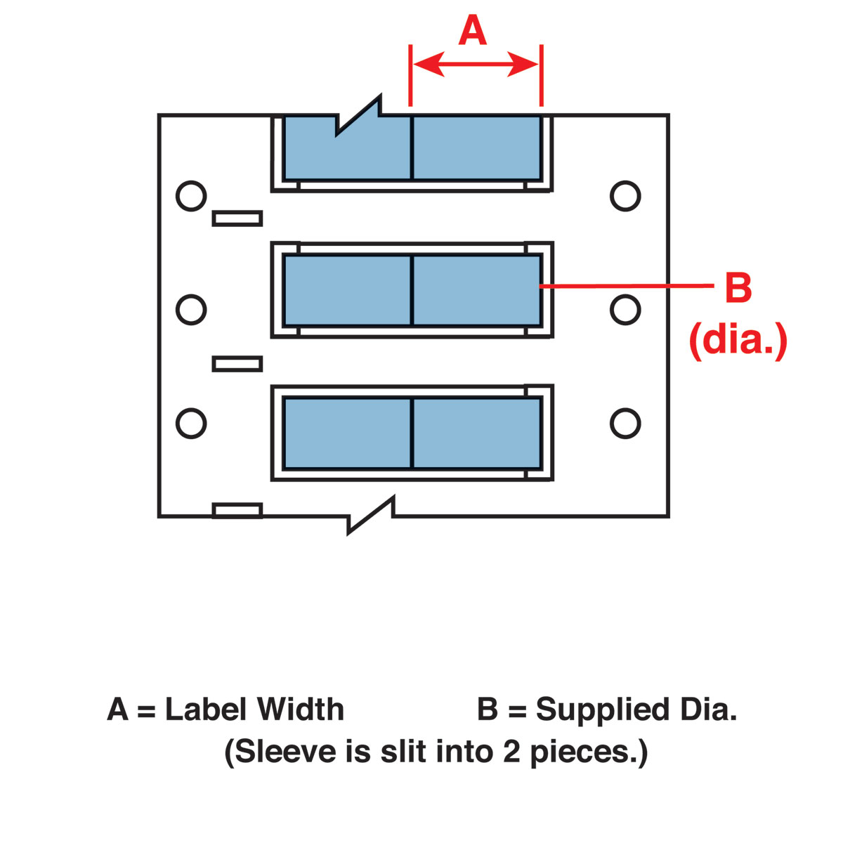 SLEEVE, 0.75 IN DIAX1 IN W