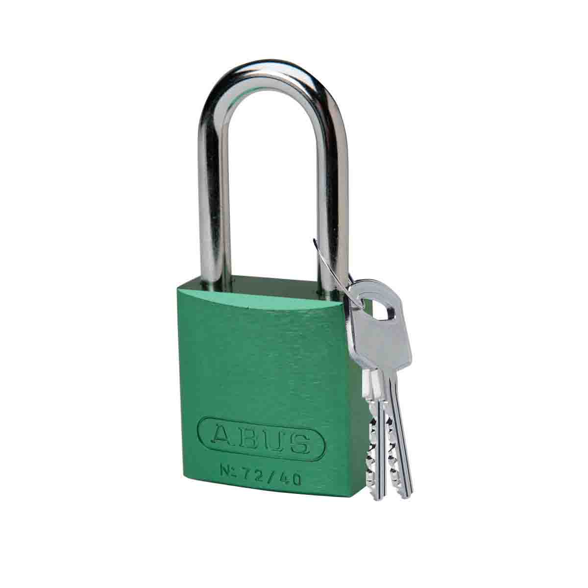 GREEN ALUMINUM LOCKOUT PADLOCK