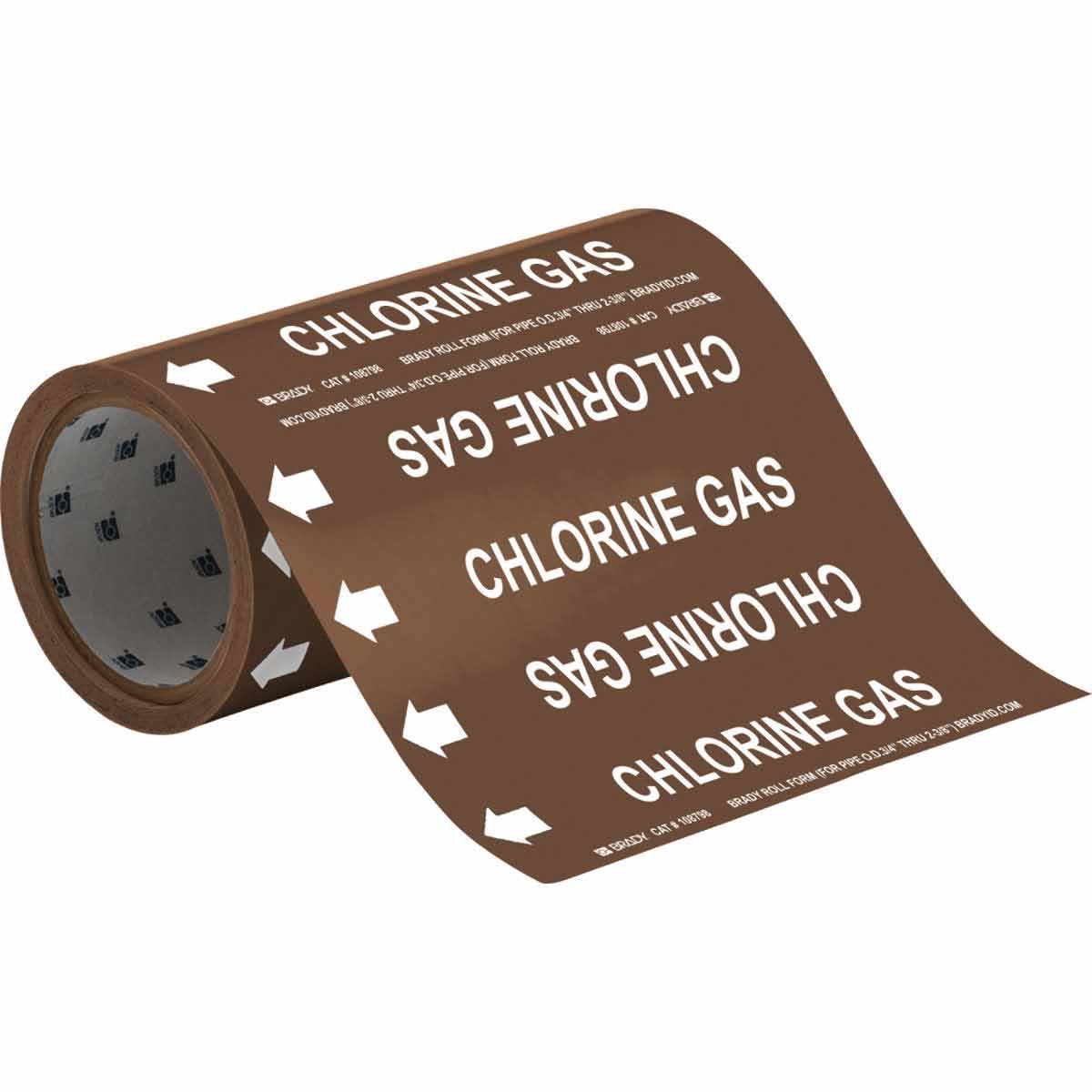 CHLORINE GAS WHITE / BROWN