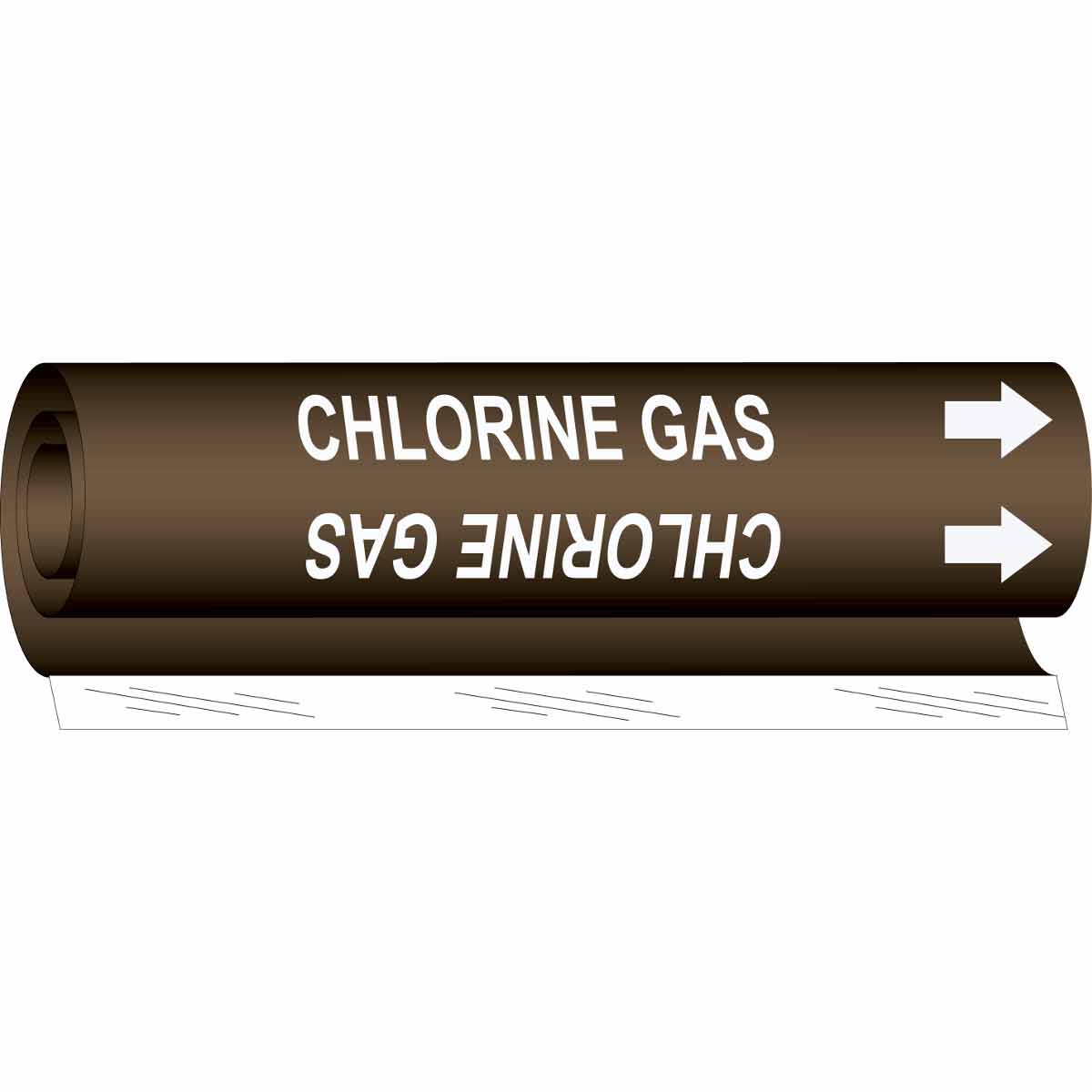CHLORINE GAS WHITE / BROWN