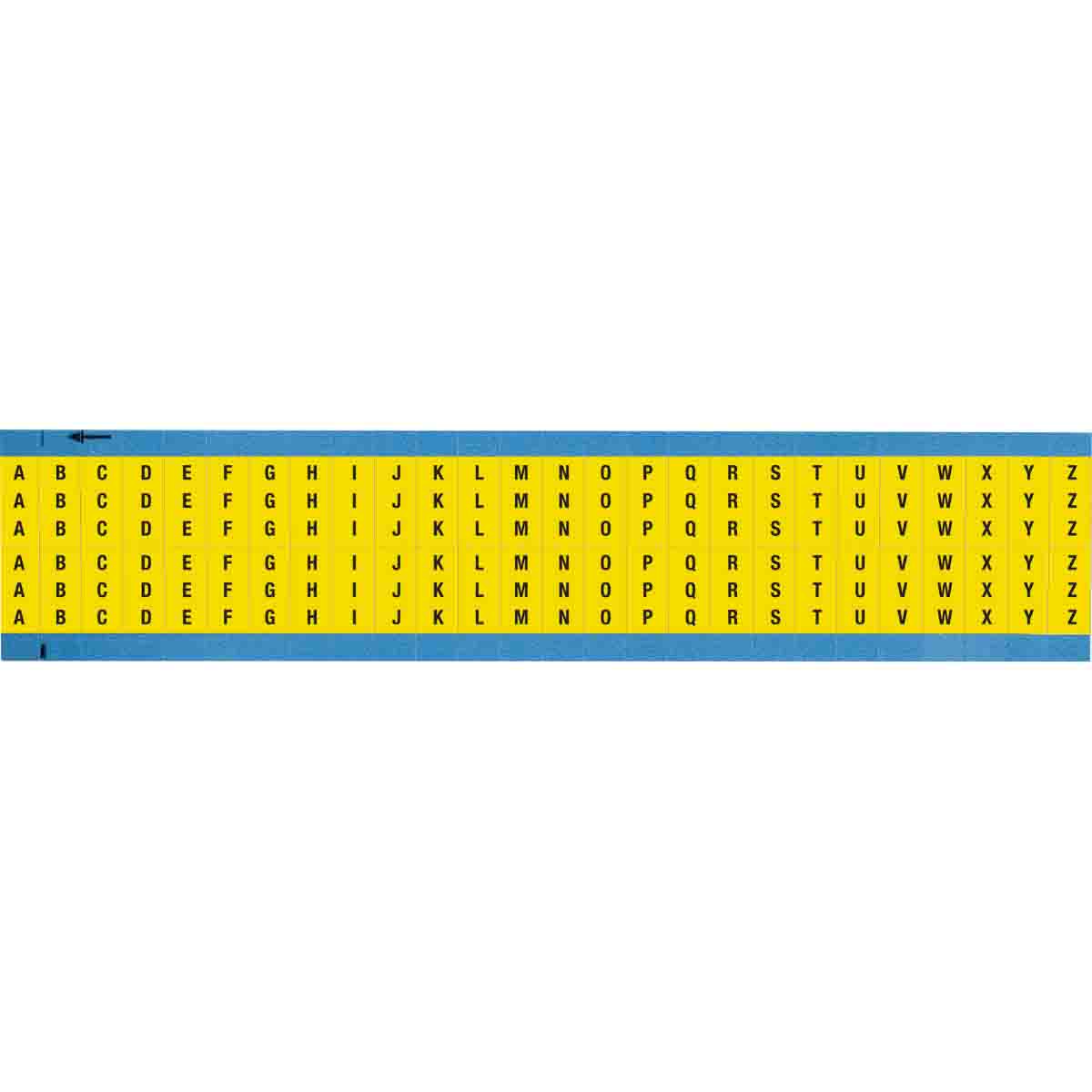 WIRE MARKER, 1.5 IN H WM-A-Z-YL-SC-PK