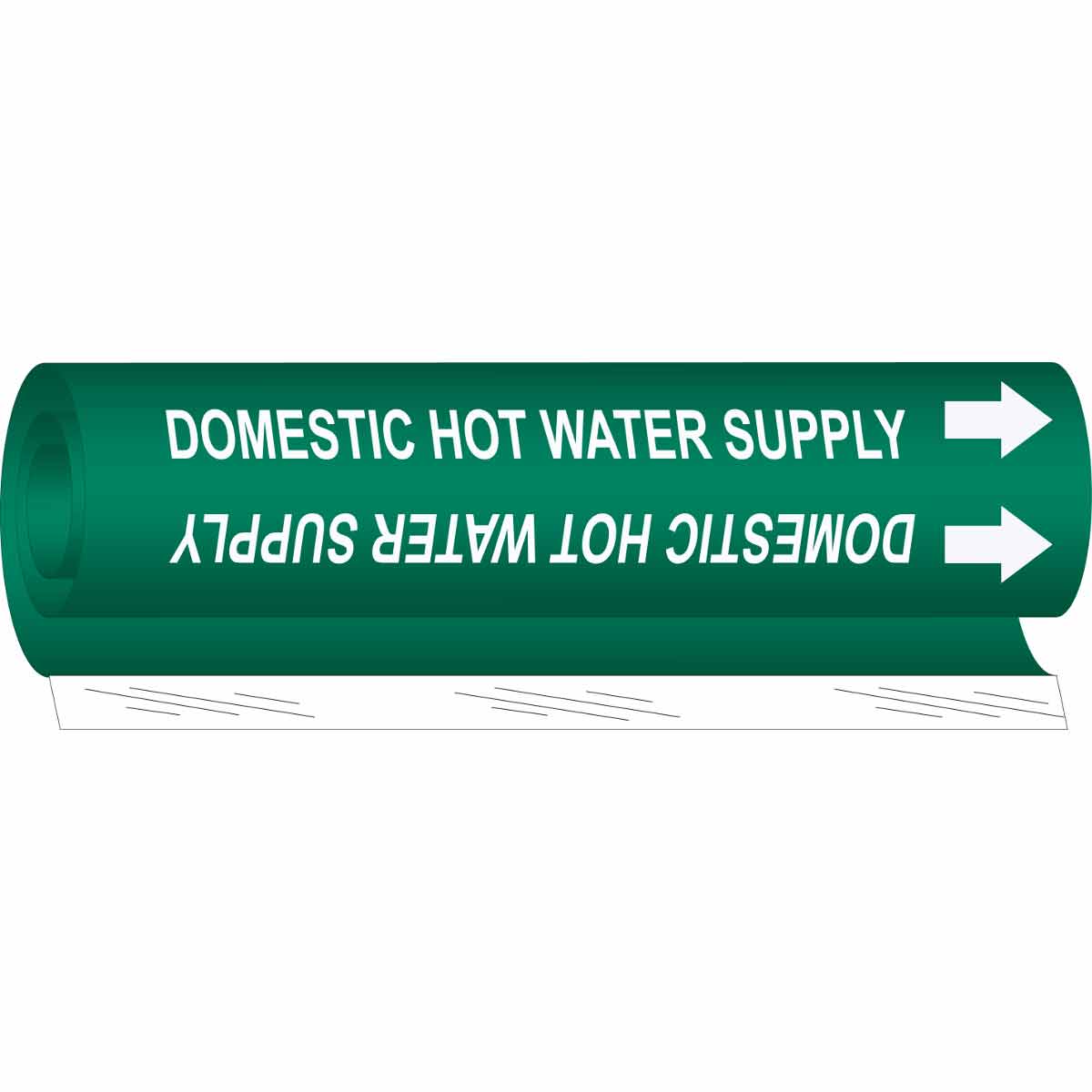 DOMESTIC HOT WATER SUPPLY WHITE / GREEN