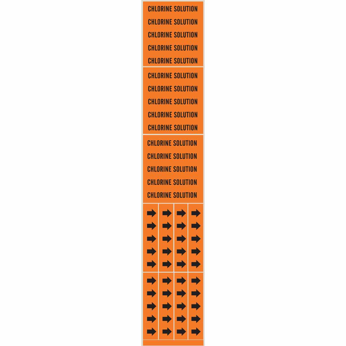 CHLORINE SOLUTION BLACK / ORANGE